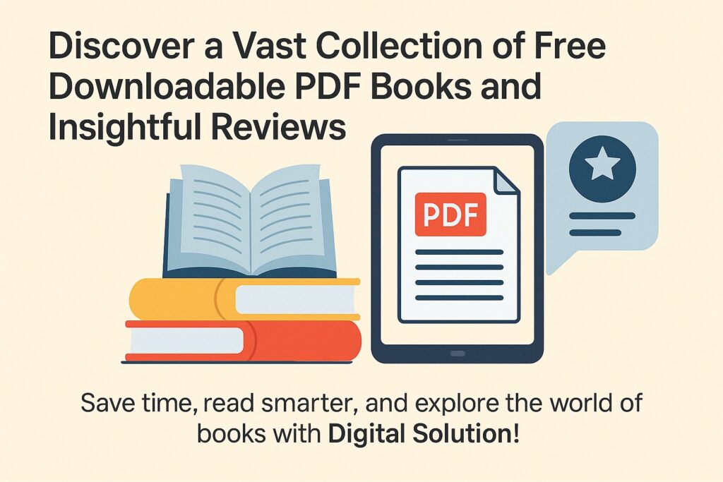 Free Online Pdf Books,Reviews at Digital Solution